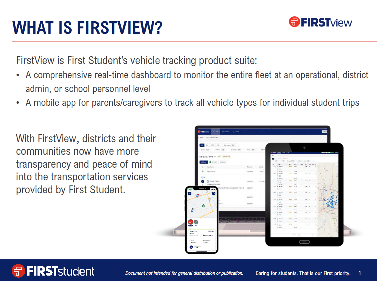First View - First Student Product Overview - First Student, Inc.