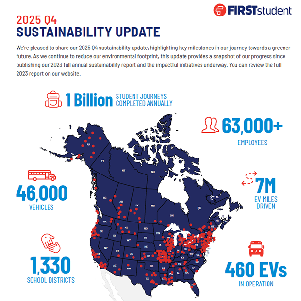 First Student 2025 Q4 Sustainability Update