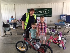 Bicycle Donation by First Student