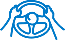 Steering wheel icon